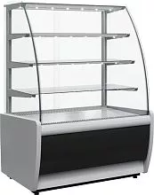 Витрина холодильная кондитерская CARBOMA K70 VM 0,9-1 9006-9005 (ВХСв - 0,9д ) (техно)