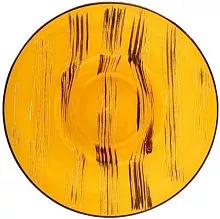 Тарелка глубокая WILMAX Scratch WL-668424/A фарфор, D=25,5 см, желтый