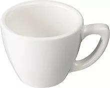 Чашка кофейная DOPPIO Пур-Амор 11.21.1 фарфор, 80 мл, D=6,6, H=5,5 см, белый
