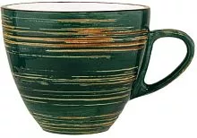 Чашка WILMAX Spiral WL-669535/A фарфор, 190 мл, зеленый