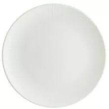 Тарелка мелкая BONNA Ирис IRSWHGRM25DZ фарфор, D=25 см, белый