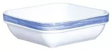 Салатник ARCOROC Браш C0646 опаловое стекло, 200 мл, L=11, B=11, H=3,7 см, белый/голубой