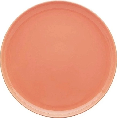 Тарелка мелкая OXFORD Flat Shape Apricot AO02-1A03 керамика, D=26 см, оранжевый