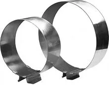 Форма для выпечки LUXSTAHL «кольцо» раздвижное 200х400/65, нержавеющая сталь [колразд1] 7117