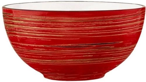 Салатник WILMAX Spiral WL-669229/A фарфор, 250 мл, красный