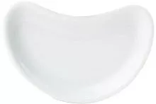 Тарелочка-полумесяц PORLAND Soley 04A+P014795 фарфор 10 см, белый