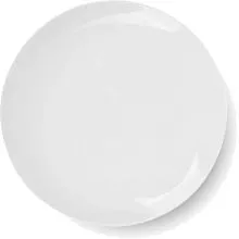 Тарелка мелкая TVIST Ivory фк4023 фарфор, D=17,8 см, белый