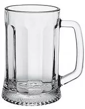 Кружка для пива OSZ Ладья 09с1486 стекло, 330 мл, D=7,4, H=15 см, прозрачный