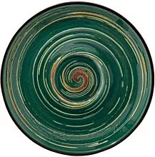 Блюдце WILMAX Spiral WL-669536/B фарфор, D=15 см, зеленый