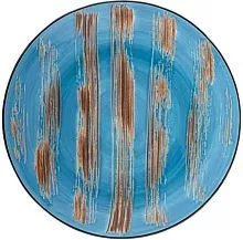 Тарелка глубокая WILMAX Scratch WL-668627/A фарфор, D=25,5 см, голубой