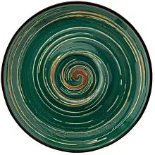 Блюдце WILMAX Spiral WL-669534/B фарфор, D=12 см, зеленый