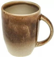 Чашка чайная Борисовская Керамика Маррон Реативо ФРФ88806573 фарфор, 300мл, D=8, H=10,5см, коричневы