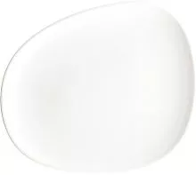 Тарелка мелкая BONNA Уайт VAO24DZ фарфор, D=24 см, белый