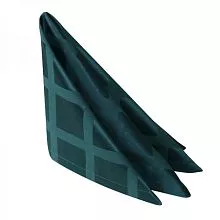 Салфетка LUXSTAHL 45х45 см «Журавинка» темно-зеленая (квадрат)