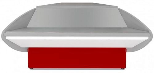 Прилавок МХМ 2629 Илеть УН расчетно-кассовый неохлаждаемый (красный)