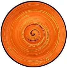 Блюдце WILMAX Spiral WL-669334/B фарфор, D=12 см, оранжевый