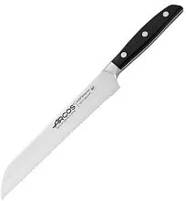 Нож для хлеба ARCOS 161300 сталь нерж., полиоксиметилен, L=32/20см, металлич., черный