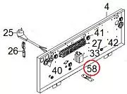 Петля панели SAGI комплект для VD70PV 36M7080