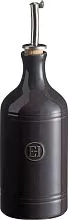 Бутылка для масла EMILE HENRYGourmet Style 021579 керамика, 450 мл, D=7,5 см, темно-серый