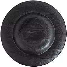 Тарелка глубокая WILMAX Slatestone WL-661131/A фарфор, D=28,5 см, черный
