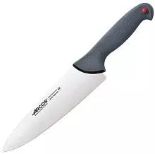 Нож поварской ARCOS 241000 сталь нерж., полипроп., L=33/20см, серый