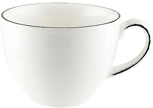 Чашка чайная BONNA Ретро E104RIT01CF фарфор, 230 мл, D=9,3, H=6,9 см, бежевый/синий