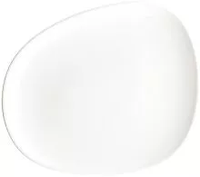 Тарелка мелкая BONNA Уайт VAO24DZ-2 фарфор, D=24 см, белый