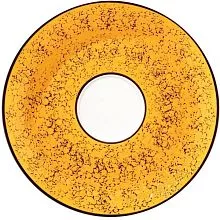 Блюдце WILMAX Splash WL-667436/B фарфор, D=15см, желтый