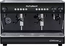 Кофемашина рожковая QUALITY ESPRESSO FUTURMAT Ottima Evo Tall Elec 2 высокие группы, черный