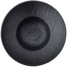 Тарелка глубокая WILMAX Slatestone WL-661112/A фарфор, D=20 см, черный