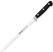 Ножи для тонкой нарезки ARCOS 256700 сталь нерж., полиоксиметилен, L=36, 5/25, B=17см, черный, метал