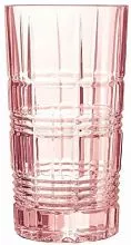 Стакан хайбол ARCOROC Даллас P9164 стекло, 380 мл, D=7,5, H=15 см, розовый