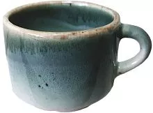 Чашка кофейная Борисовская Керамика Эрбосо Реативо ФРФ88805475 фарфор, 80мл, D=6, H=4,7см, бирюзовый