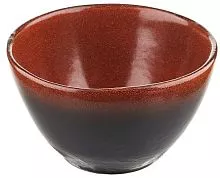 Салатник Борисовская Керамика ФРФ88809859 фарфор, 0, 6л, D=15см, красный, черный