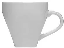 Чашка кофейная KUNSTWERK A6455 фарфор, 100мл, D=69, H=66, L=91мм, белый