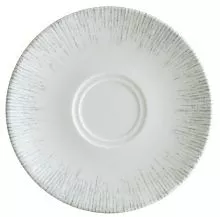 Блюдце BONNA Ирис IRSGRM02KT фарфор, D=12см, серый