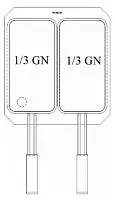 Комплект корзин для макароноварки VEROTERM GN 1/3