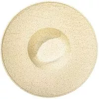 Тарелка глубокая WILMAX Sandstone WL-661315/A фарфор, D=24 см, песочный