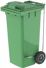 Бак для мусора АГРОПАК 23.C21, 120л,зеленый