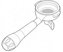 Держатель 958577070F (1 порц.) для кофемашины LA CIMBALI серии Undici