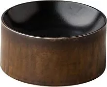 Блюдо STYLE POINT Raw RD18721 керамика, L=16, B=7,8 см, черный/коричневый