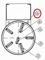 Вал SIGMA для 4 маленьких колёс 01153038