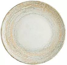 Блюдо круглое BONNA Патера PTRGRM30DZ фарфор, D=30 см, бежевый