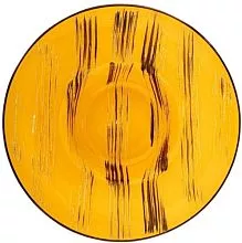 Тарелка глубокая WILMAX Scratch WL-668422/A фарфор, D=20 см, желтый
