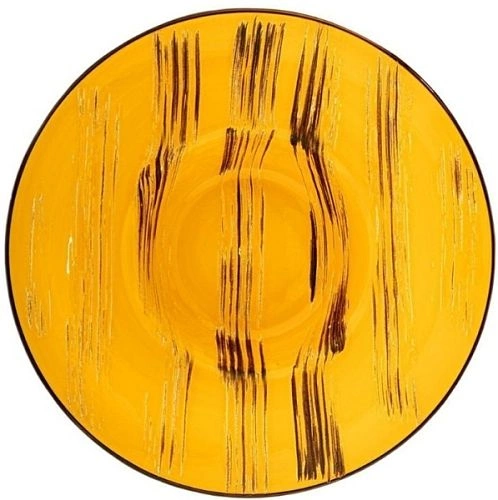 Тарелка глубокая WILMAX Scratch WL-668422/A фарфор, D=20 см, желтый
