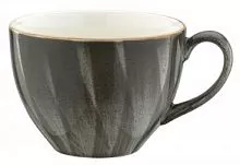 Чашка чайная BONNA Аура Спейс ASCRIT01CF фарфор, 230 мл, D=9,3, H=6,9 см, темно-серый