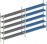 Стеллаж модульный POLAIR LOAD.Me.INOX. 16AL.5IN50.10E