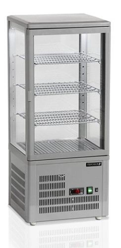 Витрина кондитерскаяй холодильная TEFCOLD UPD80 серый