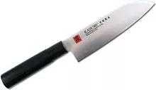 Нож кухонный сантоку KASUMI Tora 36841 нерж.сталь, черное дерево, L=16,5 см