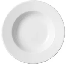 Тарелка глубокая PORLAND Soley 04A+P001303 фарфор 22 см, белый